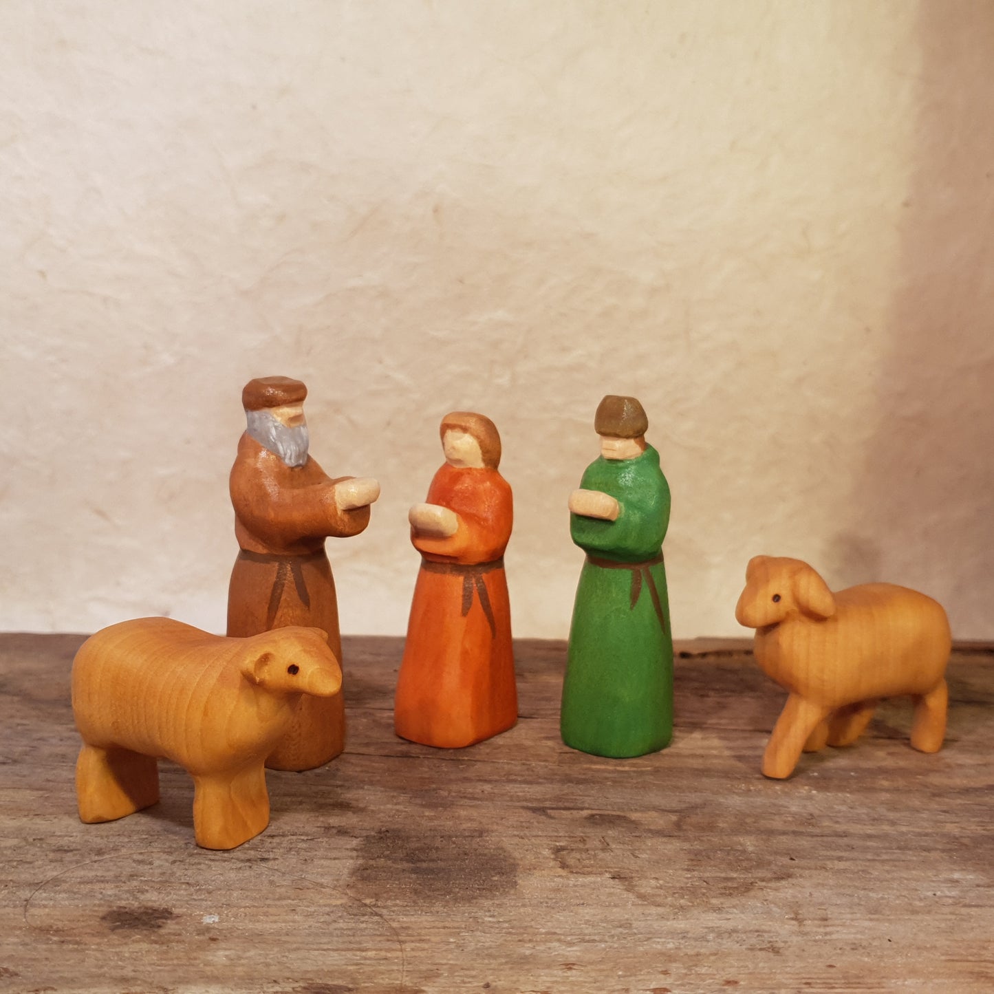 Maria und Josef und die Weihnachtskrippe