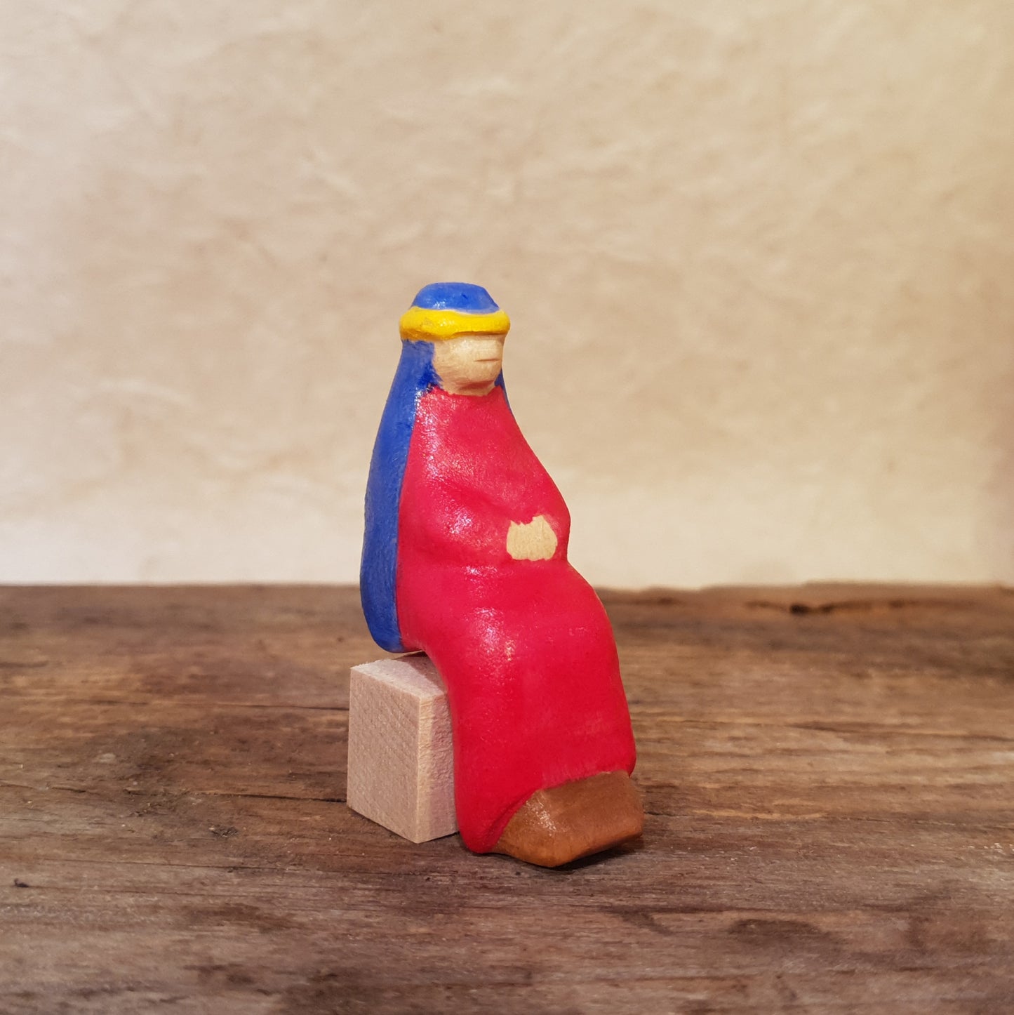 Maria und Josef und die Weihnachtskrippe
