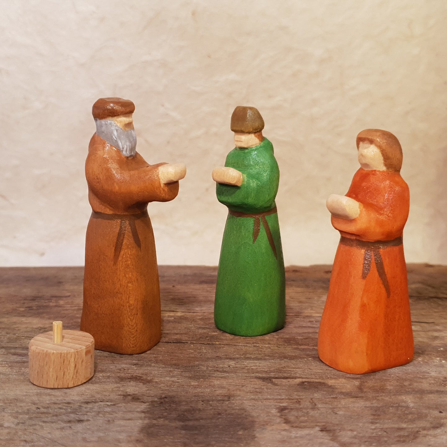 Maria und Josef und die Weihnachtskrippe