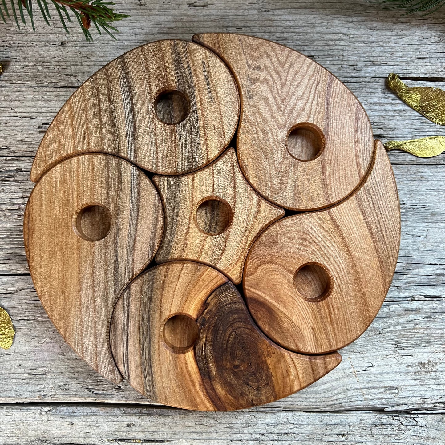 Holzkranz Tropfen